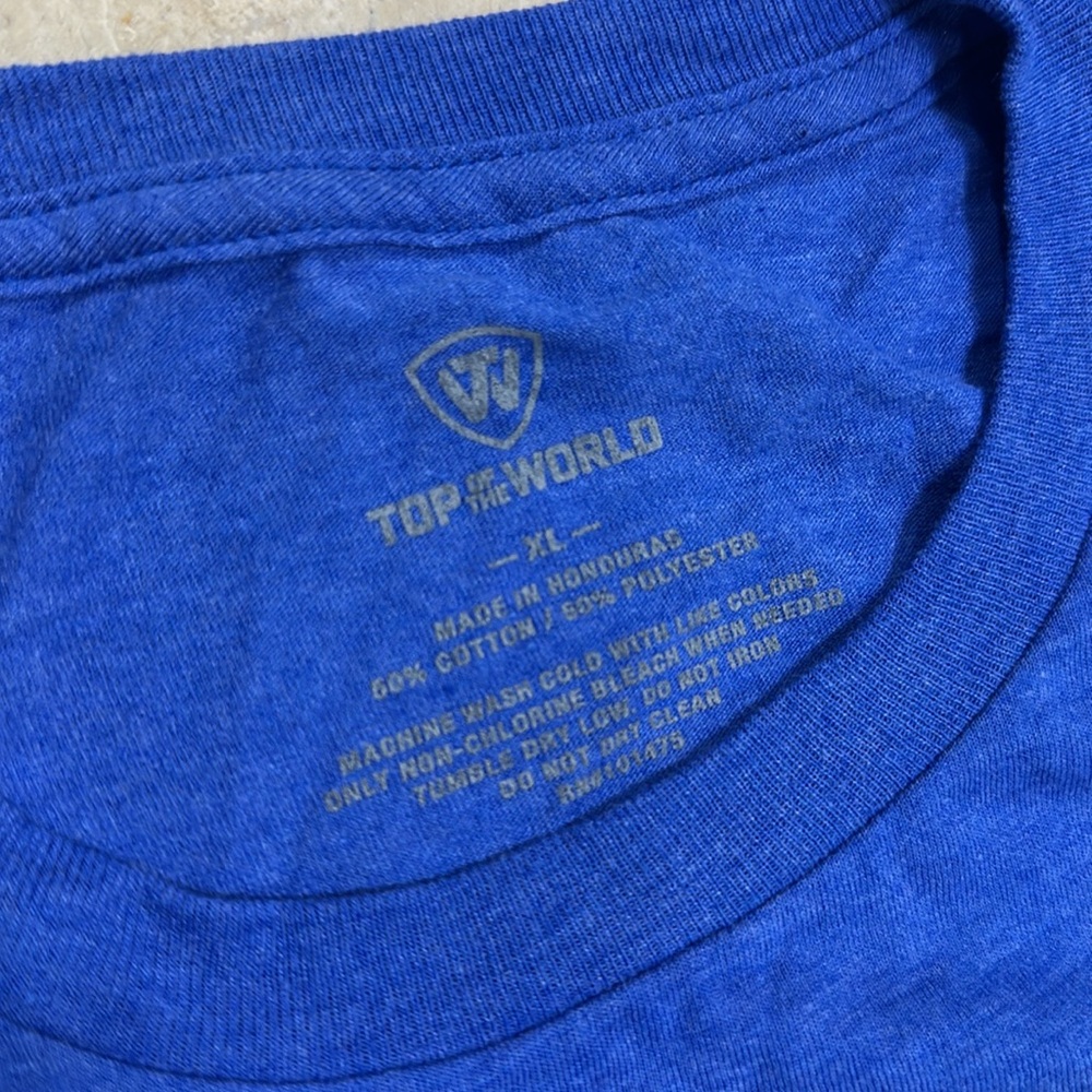 Men's Comfort Wash Royal Kentucky Wildcats Vintage Logo T-Shirt NWT XL - Picture 5 of 5